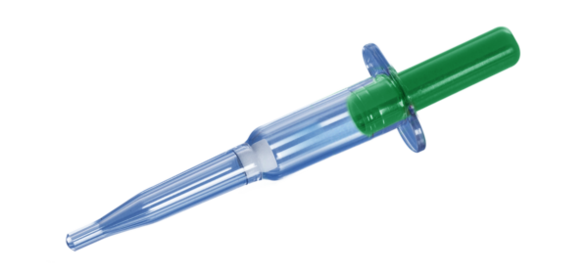 Minivette® POCT Lithium heparin LH, 100 µl, plunger green, colour code ISO, 200 piece(s)/bag