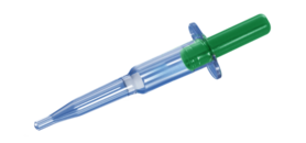 Minivette® POCT Lithium heparin LH, 100 µl, plunger green, colour code ISO, 200 piece(s)/bag