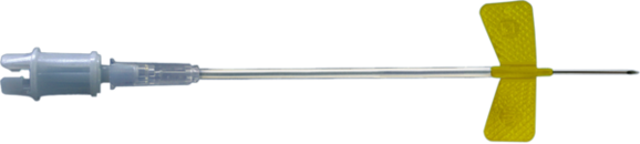 Multifly® needle, 20G x 3/4'', yellow, tube length: 80 mm, 1 piece(s)/blister