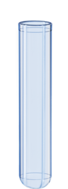 Tube, 8,5 ml, (L x Ø) : 75 x 15,7 mm, PP