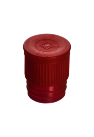 Push cap, red, suitable for tubes Ø 16-17 mm