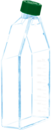 Zellkulturflasche, T-175, Oberfläche: Suspension, 2-Positionen-Schraubkappe