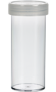 Multi-purpose container, 120 ml, (LxØ): 105 x 44 mm, PC, transparent