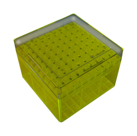 Cryobox, 132 x 132 x 95 mm, format: 9 x 9, for 81 collection tubes