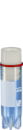 Tubo CryoPure, 2 ml, tampa de rosca QuickSeal, branca
