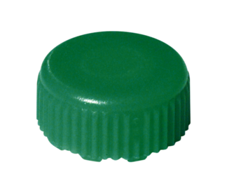Screw cap, green, sterile, suitable for screw cap micro tubes