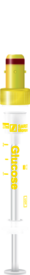 S-Monovette® Fluoreto/EDTA FE, 2,7 ml, tampa amarela, (CxØ): 66 x 11 mm, com etiqueta de plástico