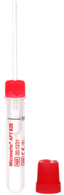 Microvette® APT 250 EDTA K2E, 250 µl, cierre rojo, tapón, fondo redondo