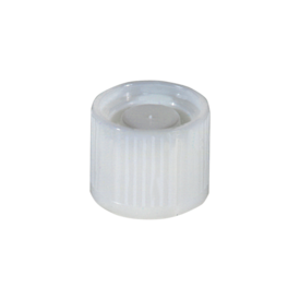 Schraubverschluss, weiß, passend für Röhren Ø 16-16,5 mm