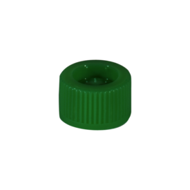 Tapón de rosca, verde, adecuada para tubos 82 x 13 mm