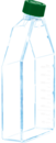 Zellkulturflasche, T-175, Oberfläche: Suspension, Filterkappe