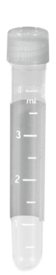 Tube avec bouchon à vis, 4,5 ml, (L x Ø) : 75 x 12 mm, PP, avec aplat