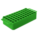 Block Rack D17, Ø opening: 17 mm, 5 x 10, green, with handle