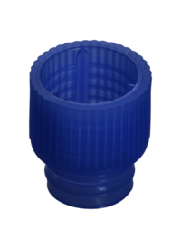 Bouchon pression, bleu, compatible avec tubes Ø 11,5 et 12 mm