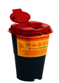 Disposal container, Multi-Safe twin plus REC, 3,000 ml, biohazard labelling