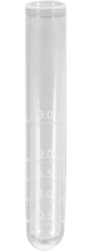 Tube, 5 ml, (L x Ø) : 75 x 13 mm, PP