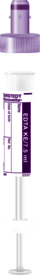 S-Monovette® EDTA K3E, 7,5 ml, Verschluss violett, (LxØ): 92 x 15 mm, mit Papieretikett