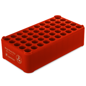 Block Rack D13, Ø opening: 13 mm, 5 x 10, orange