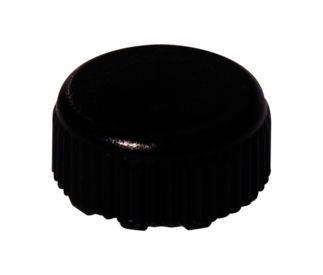 Screw cap, black, sterile, suitable for screw cap micro tubes