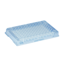 Placa de microtitulação, 96 poço, fundo redondo, PS, transparente