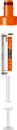 S-Monovette® Heparina de litio gel LH, 4,9 ml, cierre naranja, (LxØ): 90 x 13 mm, con etiqueta de papel