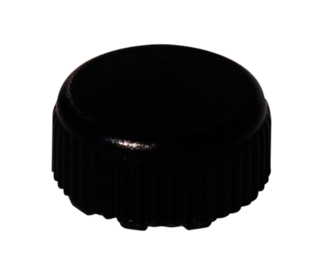 Screw cap, black, suitable for screw cap micro tubes