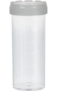 Multi-purpose container, max. volume: 120 ml, (LxØ): 105 x 44 mm, graduated, PP, transparent