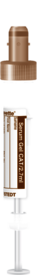S-Monovette® Suero Gel CAT, 2,7 ml, cierre marrón, (LxØ): 75 x 13 mm, con etiqueta de papel