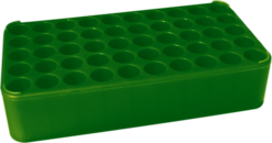 Gradilla para S-Monovette® D17, Ø orificio: 17 mm, 5 x 10, verde