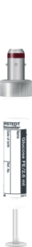 S-Monovette® Fluoride/EDTA FE, 2.6 ml, cap grey, (LxØ): 65 x 13 mm, with paper label