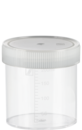 Multi-purpose container, max. volume: 250 ml, (LxØ): 78 x 70 mm, graduated, PP, transparent