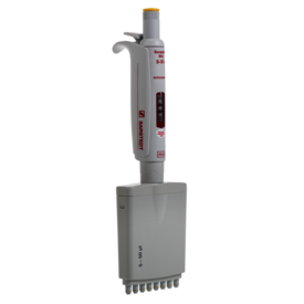 Sarpette® M, 8 canaux, variable, 5 µl - 50 µl, jaune, 1 pièce(s)/carton