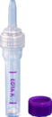 Multivette® 600 EDTA K3E, 600 µl, cap violet, screw cap