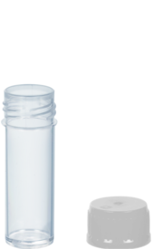 Screw cap tube, 5 ml, (LxØ): 50 x 16 mm, PP