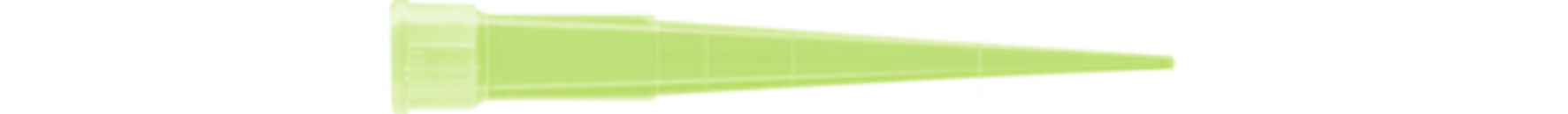 Punta de pipeta, 200 µl, amarillo, PCR Performance Tested, 1.000 unidades/bolsa