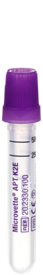 Microvette® APT 500 EDTA K2E, 500 µl, Verschluss violett, Stopfen, Rundboden