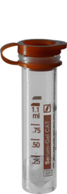 Microtube Sérum Gel CAT, 1,1 ml, bouchon pression, EU/ISO