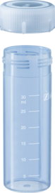 Screw cap tube, 30 ml, (LxØ): 84 x 30 mm, PP, with print