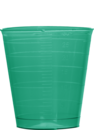 Medicine cup, max. volume: 30 ml, (LxØ): 40 x 37 mm, graduated, PP, green