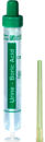 Monovette® Urine, Acide borique, 10 ml, bouchon vert, (L x Ø) : 102 x 15 mm, 64 pièce(s)/sachet