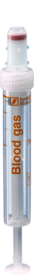 Blutgas-Monovette®, Calcium-balanciertes Lithium-Heparin, 2 ml, Verschluss weiß/orange, Anschluss: Luer (m)