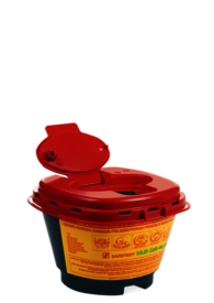Disposal container, Multi-Safe twin plus REC, 1,500 ml