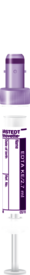 S-Monovette® EDTA K3E, 2.7 ml, cap violet, (LxØ): 66 x 11 mm, with paper label