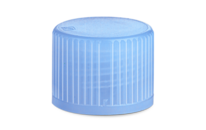 Archiving screw cap, HD-PE, light blue, for tubes 75 x 13 mm