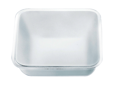 Weigh tray, 250 ml, (LxW): 128 x 128 mm, PVC, white