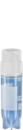 Cryotube CryoPure, 2 ml, bouchon à vis QuickSeal, blanc