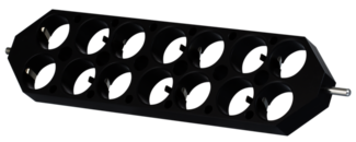 Plateau rotor, pour 14 tubes jusqu’à 28 mm Ø, pour SARMIX® M 2000