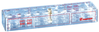 Rack, PC, format: 10 x 2, suitable for screw cap micro tubes