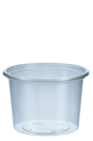 Container, max. volume: 100 ml, (LxØ): 49 x 70 mm, PS, transparent, without print