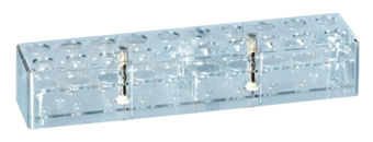 Ständer, PC, Rastermaß: 10 x 2, passend für Röhren 100 x 21,5 mm